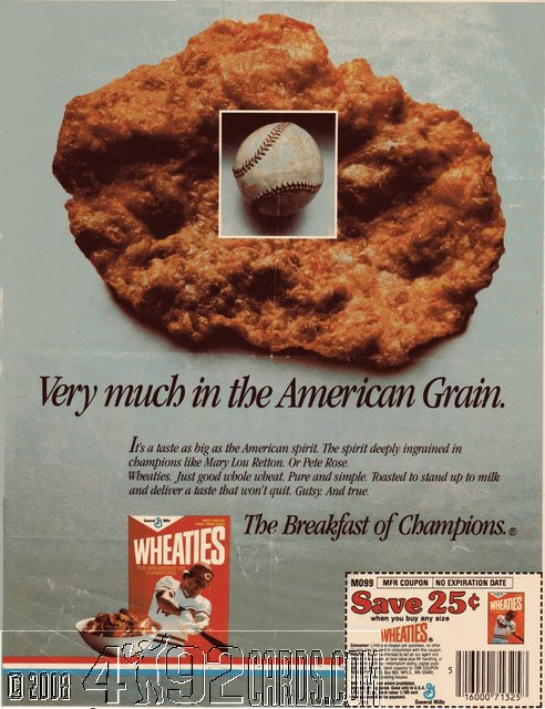 Pete Rose Print Advertisements 1980-